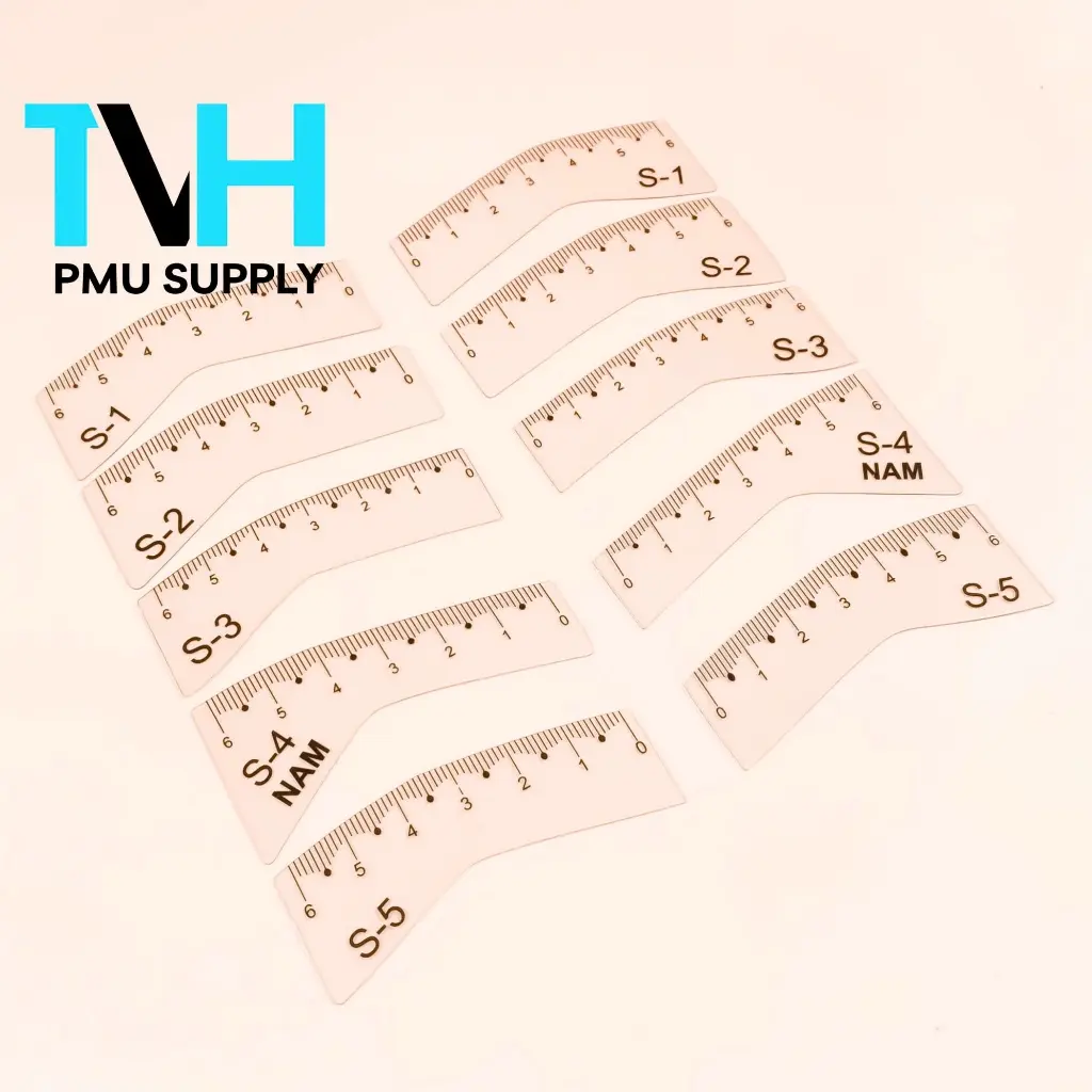 Khuôn Vẽ Chân Mày Đa Năng 5 Dáng Sử Dụng Phun Xăm Thẩm Mỹ - DCPX TVH