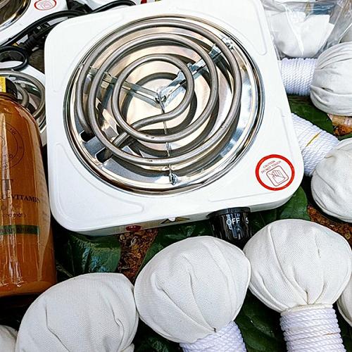 Bếp Hơ Mẹ Và Bé Công Suất 1000w Màu Trắng - 5 Cấp Độ Nhiệt Chăm Sóc Da Cho Mẹ Sau Sinh