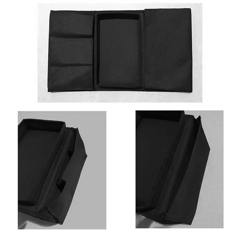 Sofa Armrests Storage Bag, Multifunctional Living Room Furniture Foldable Sofa Side Organizer for Remote Control, Snack, Magazines, Water Cup, Home Accessories 5
