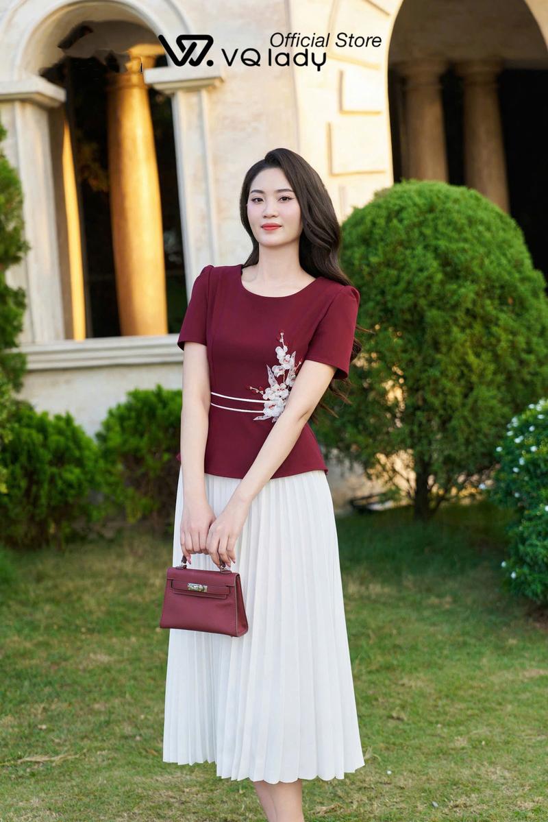 Product Introduction of Áo Thiết Kế Peplum QA3 kết hoa sang chảnh, quyến rũ, đi tiệc, đi chơi, đi làm. Nữ Women 7