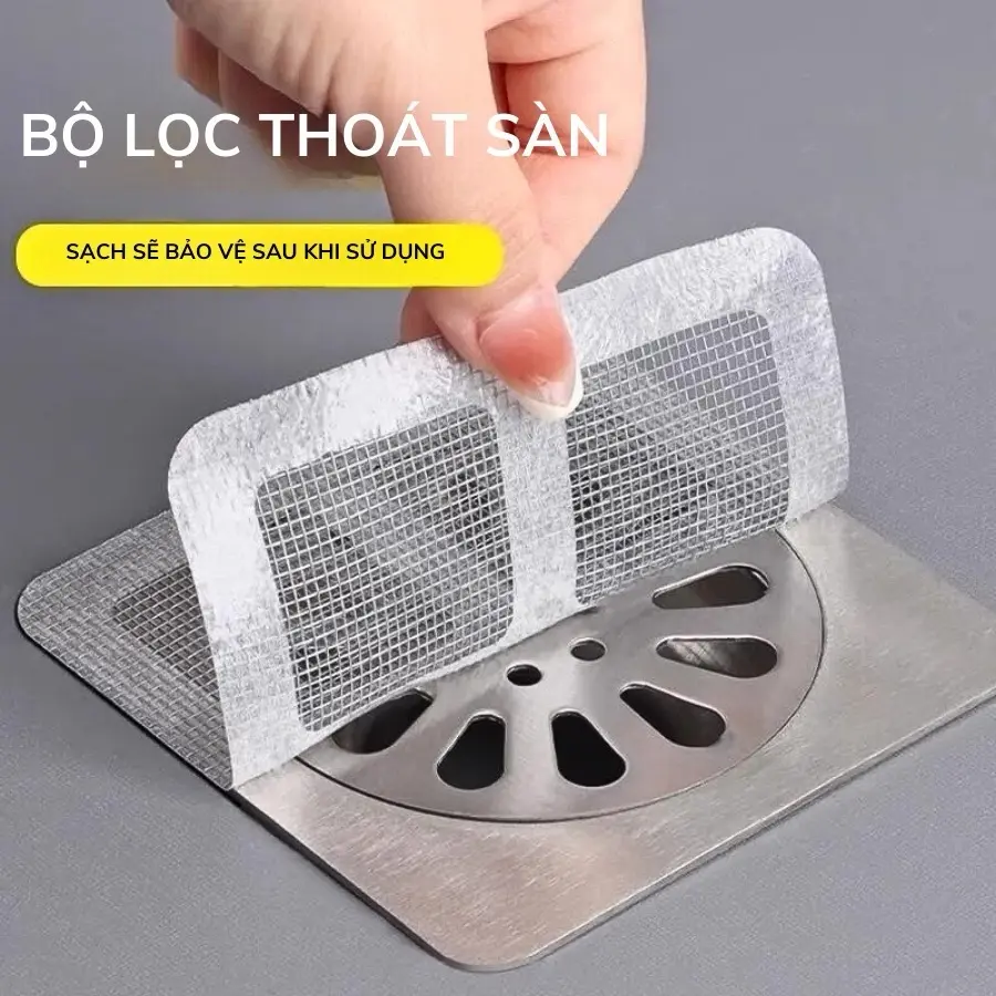 100 Miếng dán Cóng Thoát Nước Tự Dính 10*10