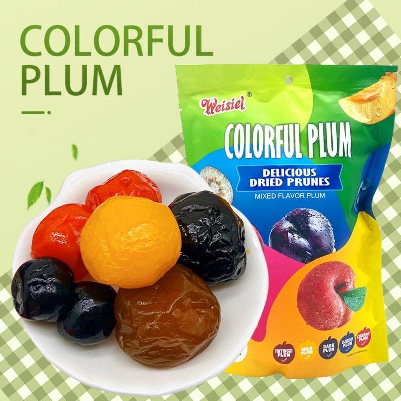 Kẹo Ô mai COLORFUL PLUM mix 4 vị 408gr Chua Snack Ăn Vặt Food Vị Chua