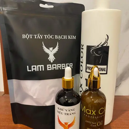 Combo bột tẩy tóc lam barber
