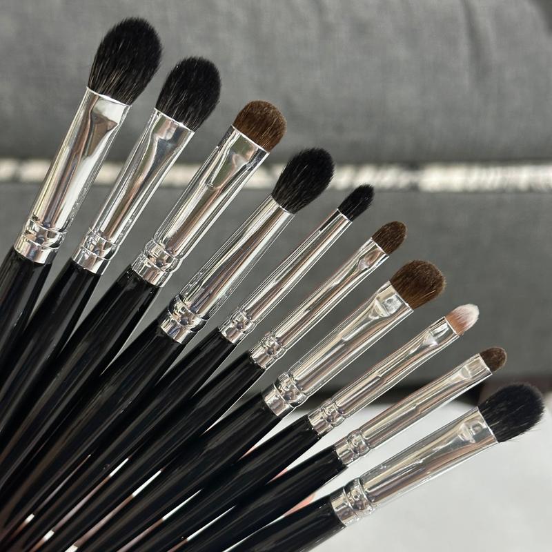 10 Cây Cọ Trang Điểm Mắt Môi Lông Thú Nhivie CÁNĐEN10