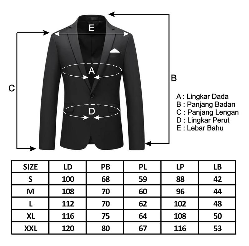 Product Introduction of SETELAN JAS PRIA WARNA CERAH 2IN1 ( JAS & CELANA ) / Jas Formal / Blazer / Jas Fit / Jas Wisuda / Jas Casual 0