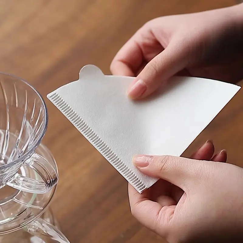 V60 Coffee Filter Paper - Kertas Kopi V60 - Cone Shaped Bottom - Size 01 - 40pcs Kitchenware 3