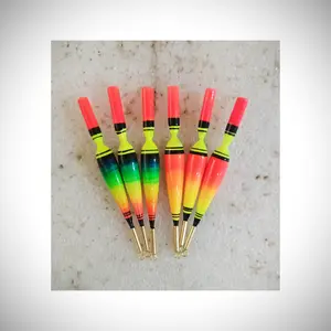 Pelampung pancing starled bodi kayu ramping panjang 7cm (harga perbiji)