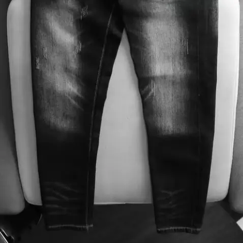 (JD 19-12) Quần Jean Nam Cao Cấp Màu Đen Xám Wash Bạc Phối Kiểu Sướt Nhẹ Màu Thời Trang Jean Co Dãn 4 Chiều Menswear Có Túi Pants 2
