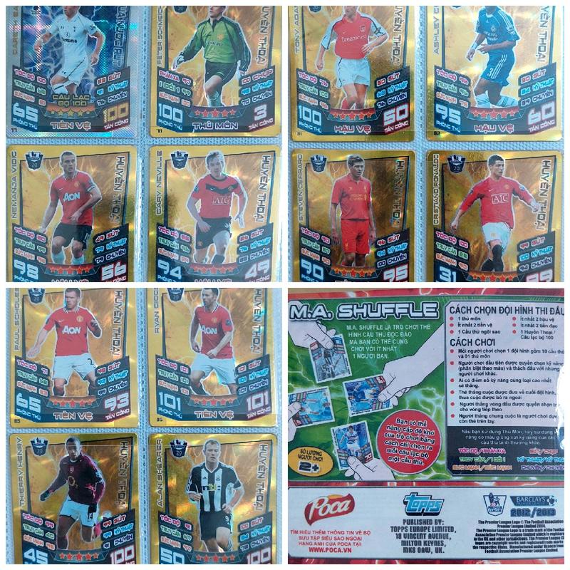 FULL 88 THẺ BỘ SƯU TẬP MATCH ATTAX PHIÊN BẢN 2012 2013 6
