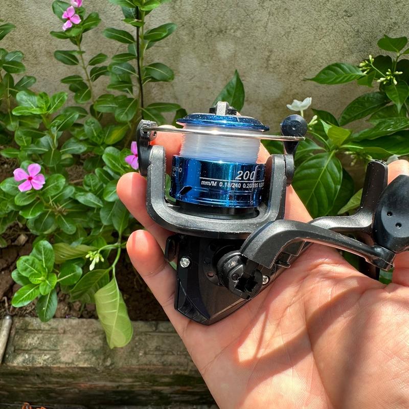  Máy nhựa câu cá câu tôm mini có sẵn cước  Fishing Bắt Cá Đi Câu 