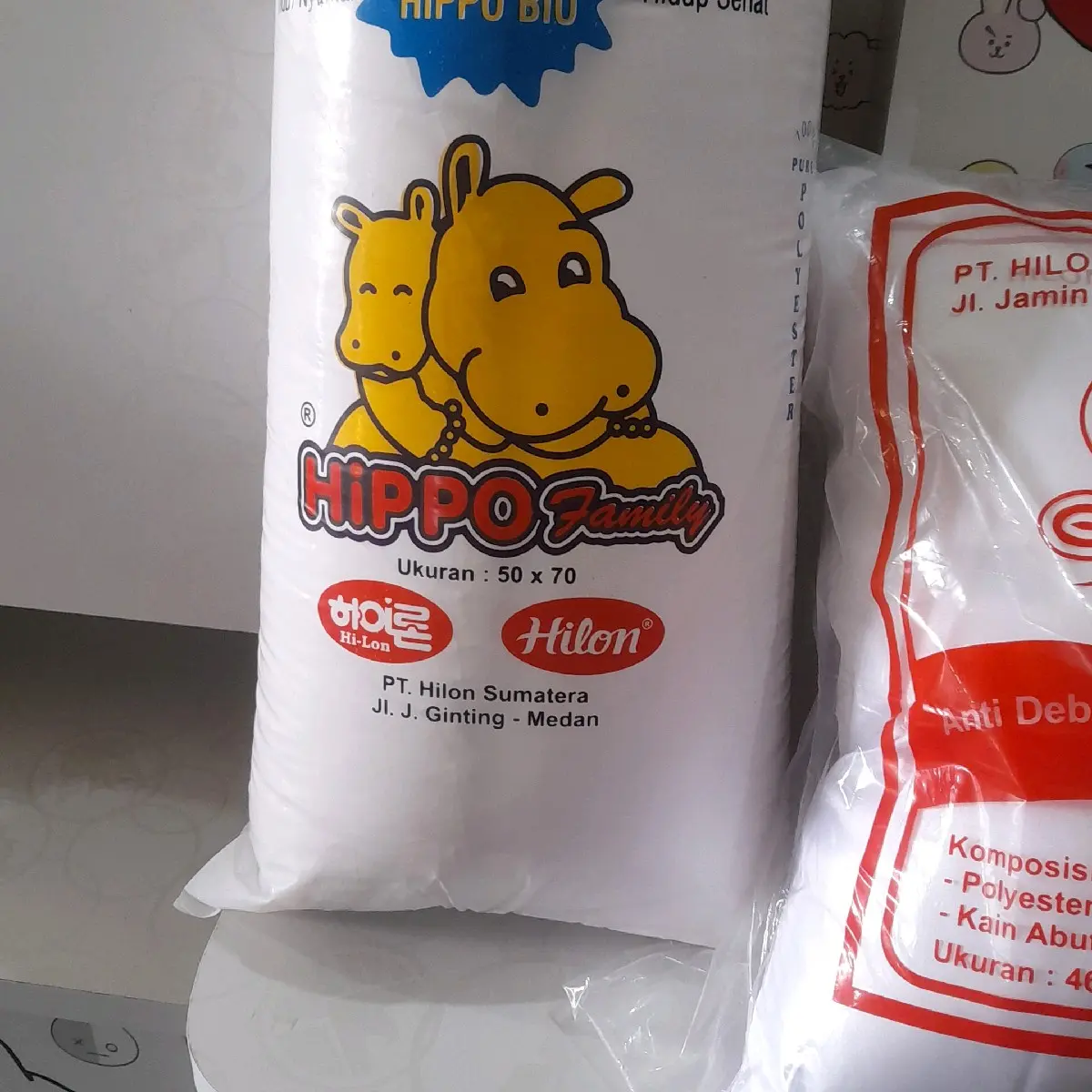 Bantal Atau Guling Hipo Anti Kempes dan Anti Bakteri