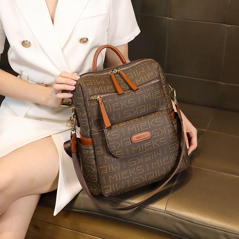 Balo đi học, ba lô đi chơi đeo chéo Mikes sz35 nhiều ngăn đựng đồ, sách vở a4 M516