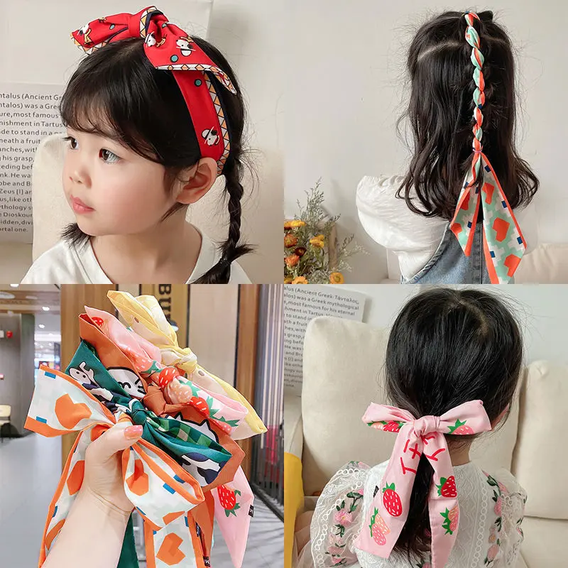 Dây Buộc Tóc Ruy Băng Mùa Hè Cho Trẻ Em, Dây Buộc Tóc Phong Cách Hàn Quốc, Dành Cho Bé Gái, Dây Buộc Tóc Tạo Kiểu Dễ Phối Đồ Vòng Tóc Hợp Xu hướng Phụ Kiện Tóc, Được Thu Thập Bởi 1731 Người, Năm 2025