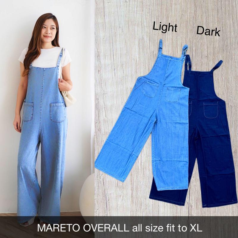 Sys Clothier Overall Jeans Wanita Mareto-Overall Jeans Panjang Wanita Ukuran Normal II Non Stretch Premium Quality II COD 0