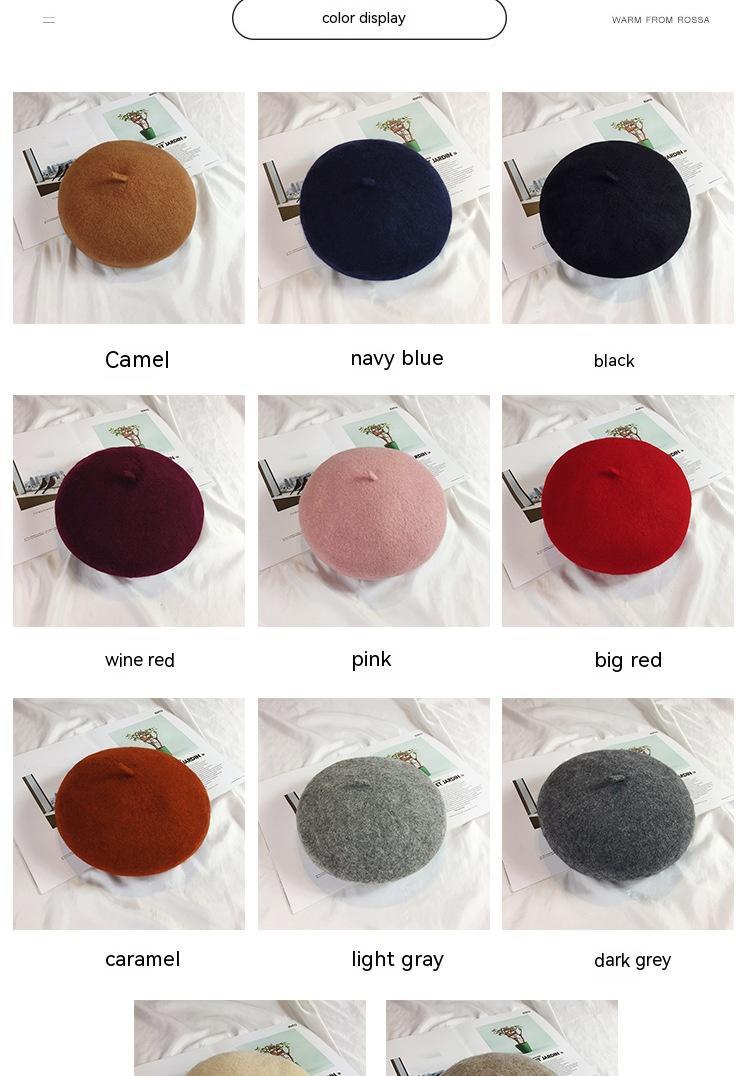 Product Introduction of Mũ Nồi Len Nữ, Mũ Ấm Áp, Phong Cách Hàn Quốc, Bí Ngô, Giải Trí, Nhật Bản, Mùa Thu Và Mùa Đông ob ob Women Hat Cap Nón 0
