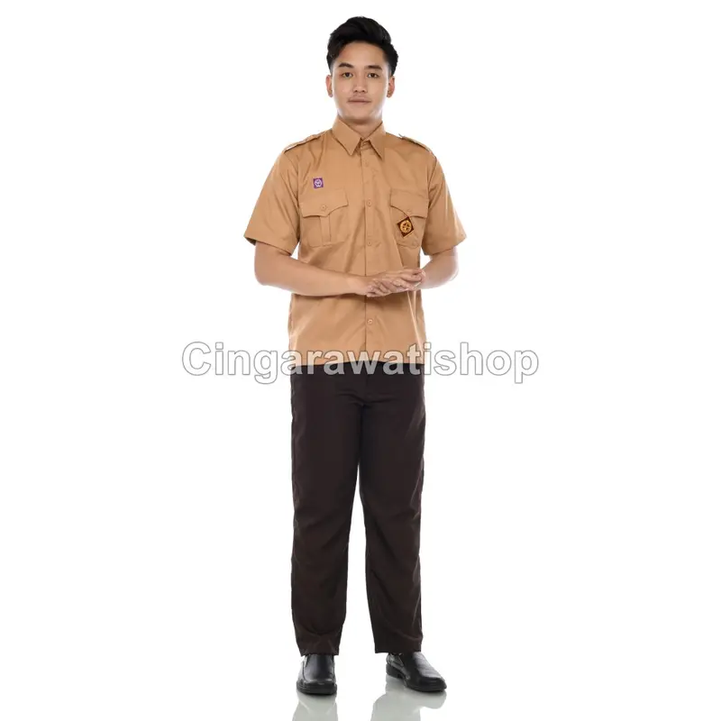 Seragam Pramuka Pembina Pria - Lengan Panjang & Lengan Pendek 4