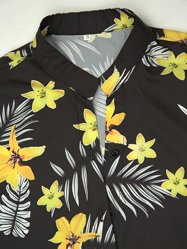 Women's Floral Print Button Front Blouse, Casual Long Sleeve Top for Daily Wear, Ladies Clothes for All Seasons 2