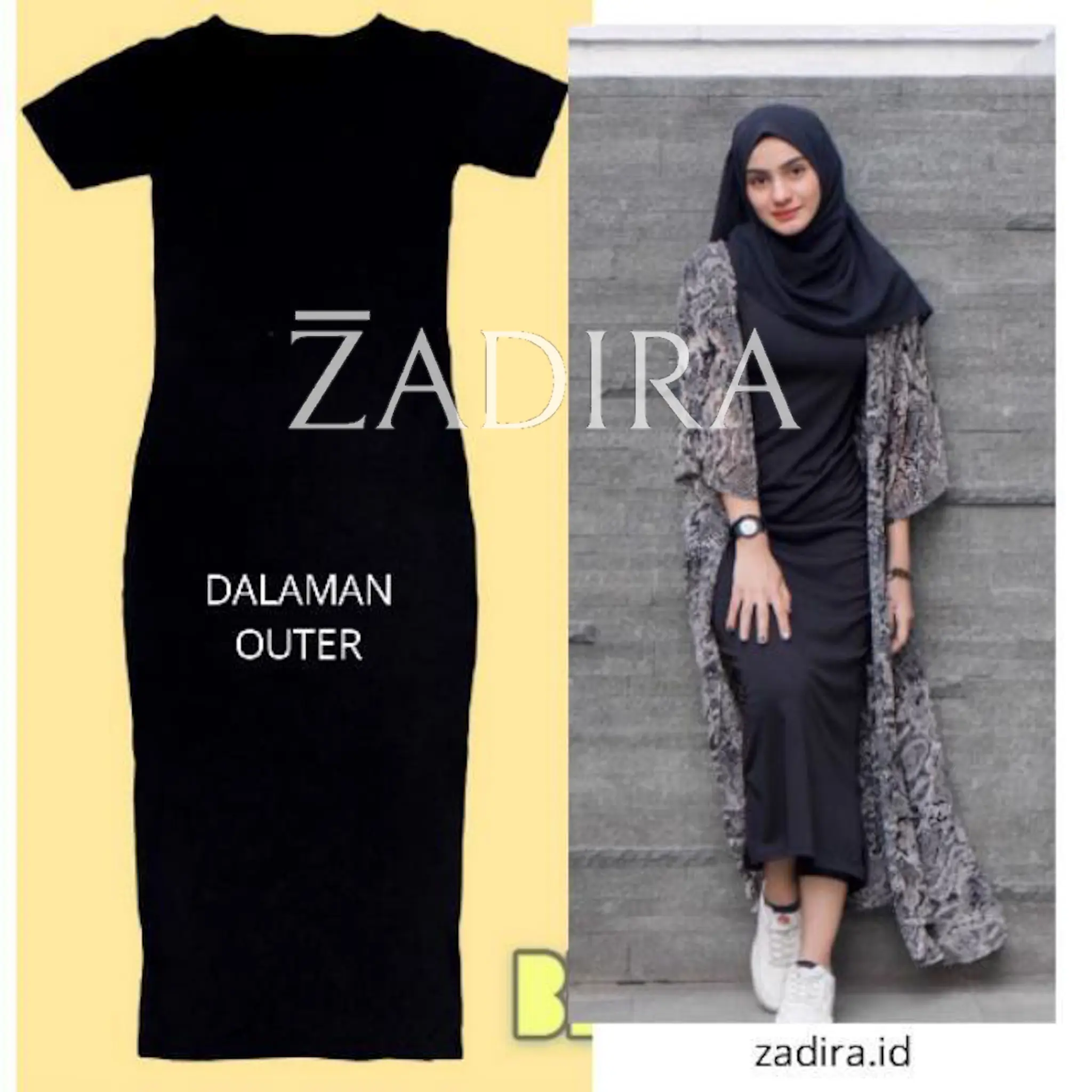 INNER SPAN | DALAMAN GAMIS MODERN | DALAMAN muslimAH |PRODUK BEST SELLER | cantik melar