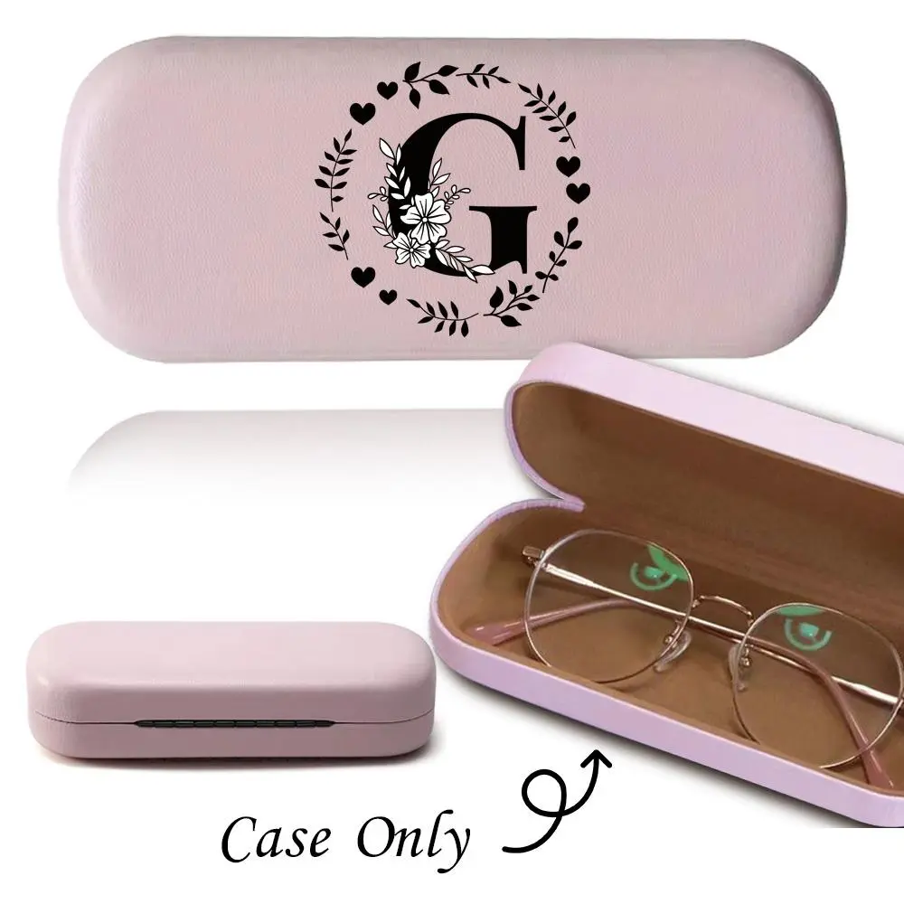 Letter Pattern Glasses Case, Eyewear Storage Box, Lightweight Protective Cover, Shockproof Design Fashion Accessory for Women & Men, Wearable Accessories