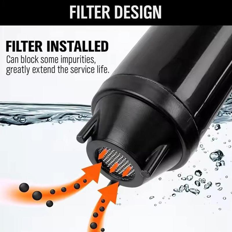 1 Pcs Plastic Fuel Transfer Pump Electric Oil Pump Controlled Flow Nozzle Car Battery Fuel Tank Oil Pump 5