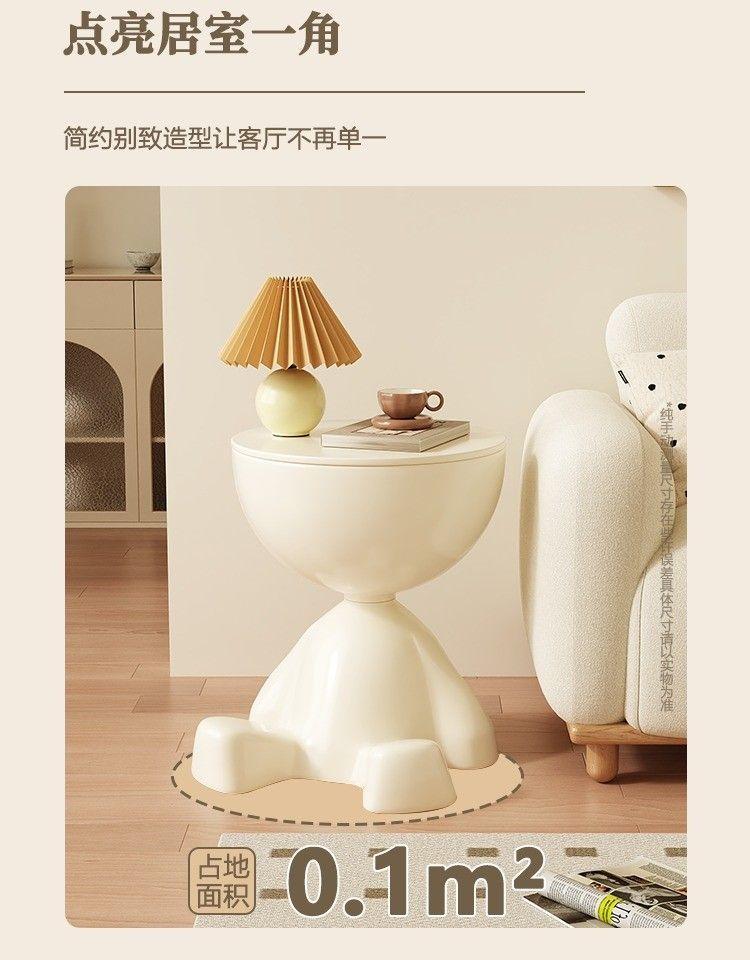 Product Introduction of Bàn Đầu Giường, Bàn Tròn Nhỏ, Giá Để Đồ, Bàn Cà Phê, Phong Cách Sang Trọng Giá Cả Phải Chăng, Bàn Bên Ghế Sofa, Phong Cách Ins Có Thể Di Chuyển, Thích Hợp Để Sử Dụng Đầu Giường 4