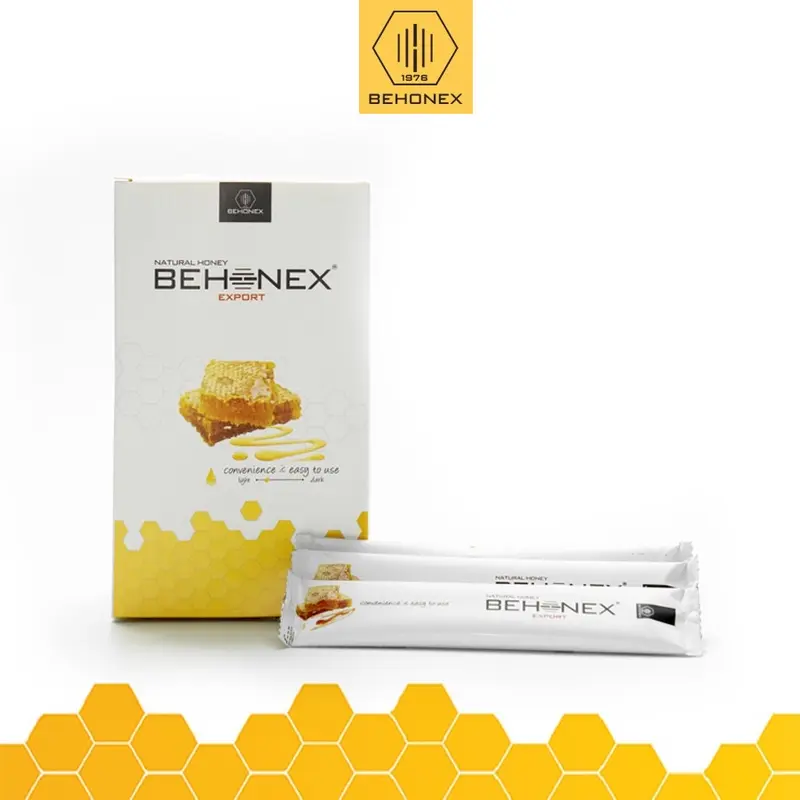 MẬT ONG BEHONEX THIÊN NHIÊN STICK TRẮNG (BEHONEX STICK HONEY LIGHT) - 300G (25G x 12 GÓI) 0