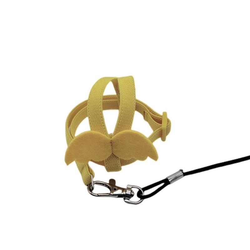 Product Introduction of Parrot Bird Flying Traction Rope Adjustable Ultra-light Harness Leash With Comfortable Handle For Cockatiel Small Birds hotsale 11