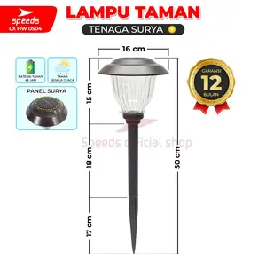 Lampu Hias Taman Tenaga Surya Anti Air Waterproof Garden Lamp Kabel Tancap Solar LX 202-0504