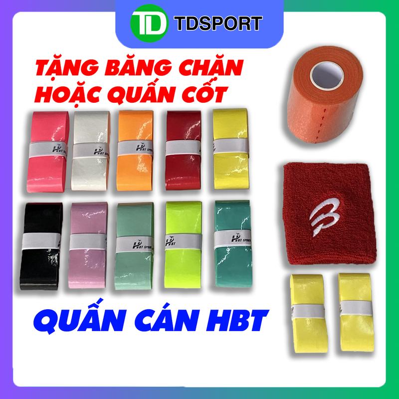 Combo 10 Quấn Cán Vợt Cầu Lông HBT Chính Hãng Kèm Quấn Cốt Hoặc Băng Chặn Mồ Hôi Cổ Tay - TD SPORT