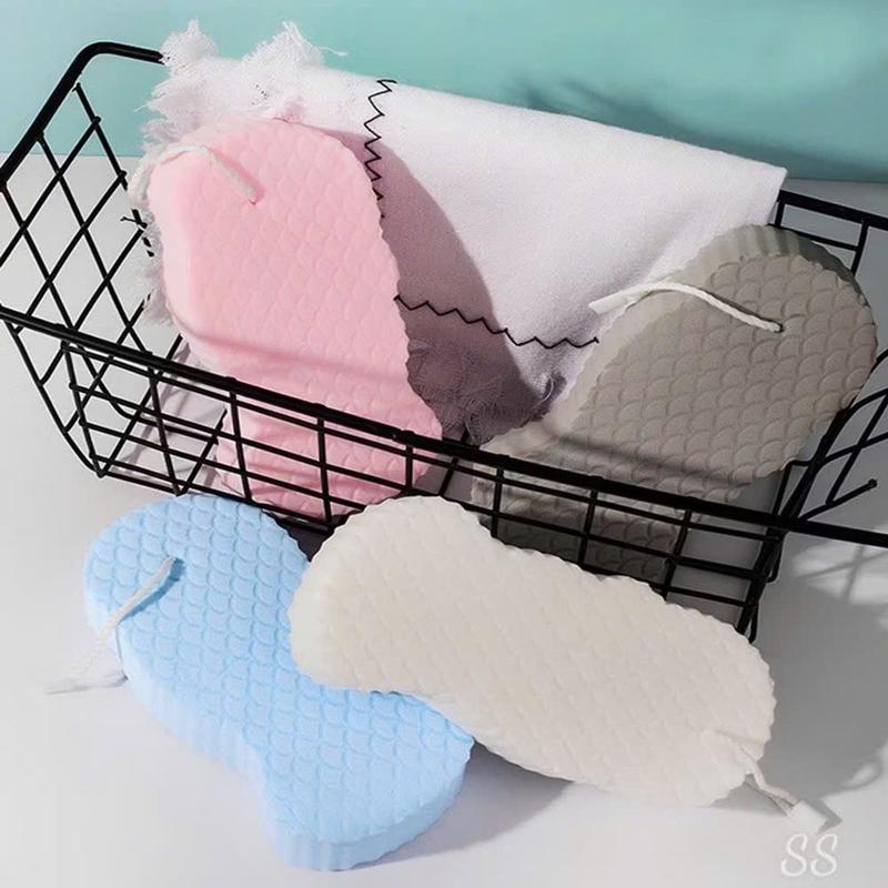 Bông tắm tẩy tế bào chết, bọt biển tẩy tế bào chết kì ghét làm sạch cho làn da sáng mịn - LT Grocery Bàn Chải miếng 9