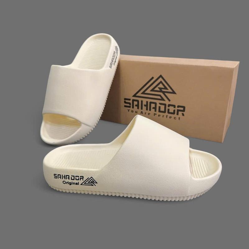 Dép đúc SAHADOR quai ngang Unisex đế cao 4cm êm chân phong cách thời trang Basic fullsize DC04