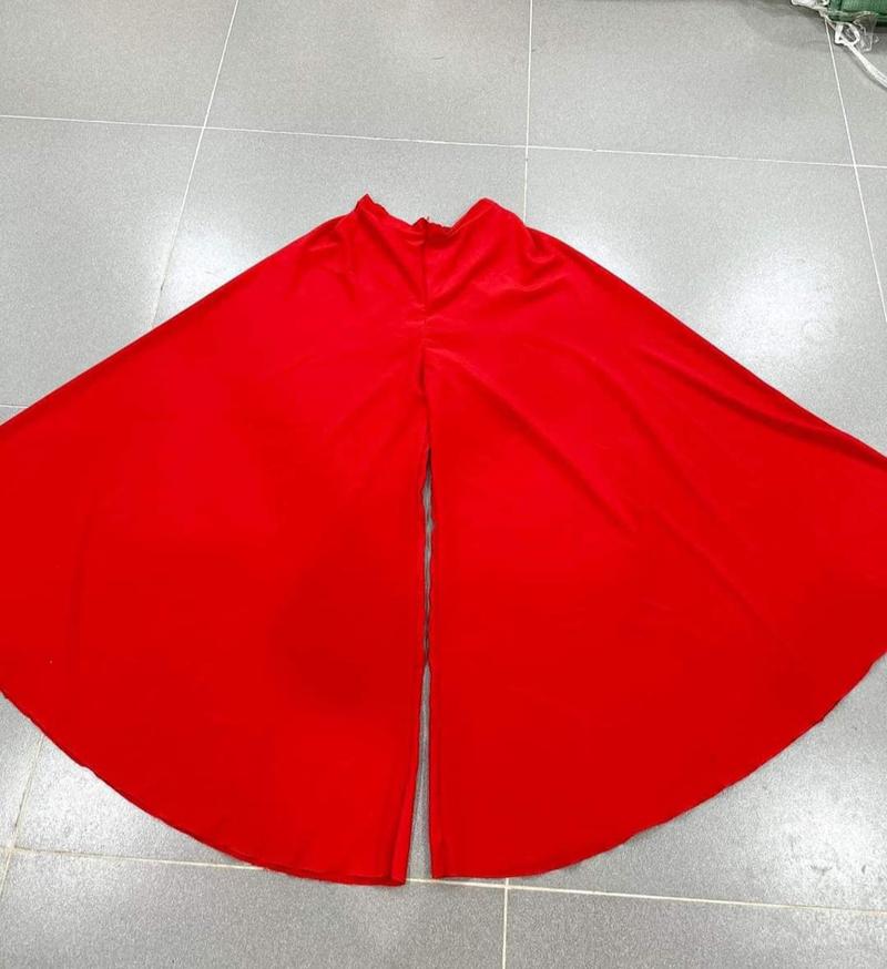 Product Introduction of {sẵn} Quần áo dài - Quần váy, quần ống xéo áo dài chất lụa nhật và lụa Mỹ mềm rủ (Ống 95*2) 10