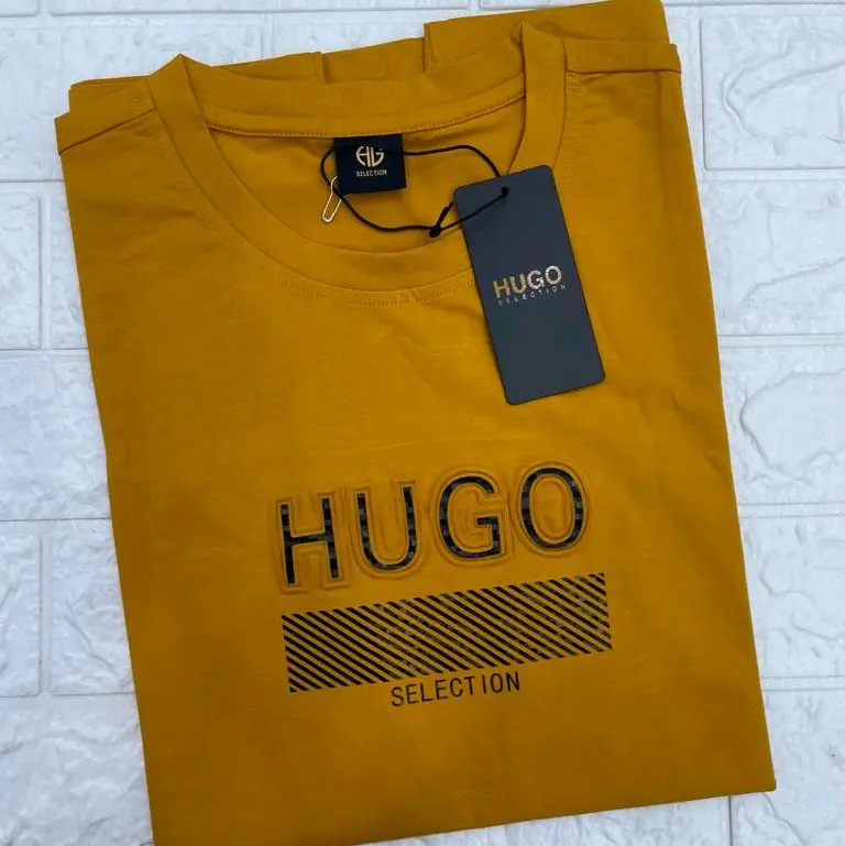 kaos Hugo selection original import/kaos oblong Hugo selection original/kaos dewasa/kaos cowok 6