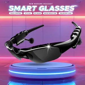 Smart Glasses Wireless Bluetooth 5.0 Sunglasses Running Outdoor Kacamata Hitam Pria Anti Radiasi UV