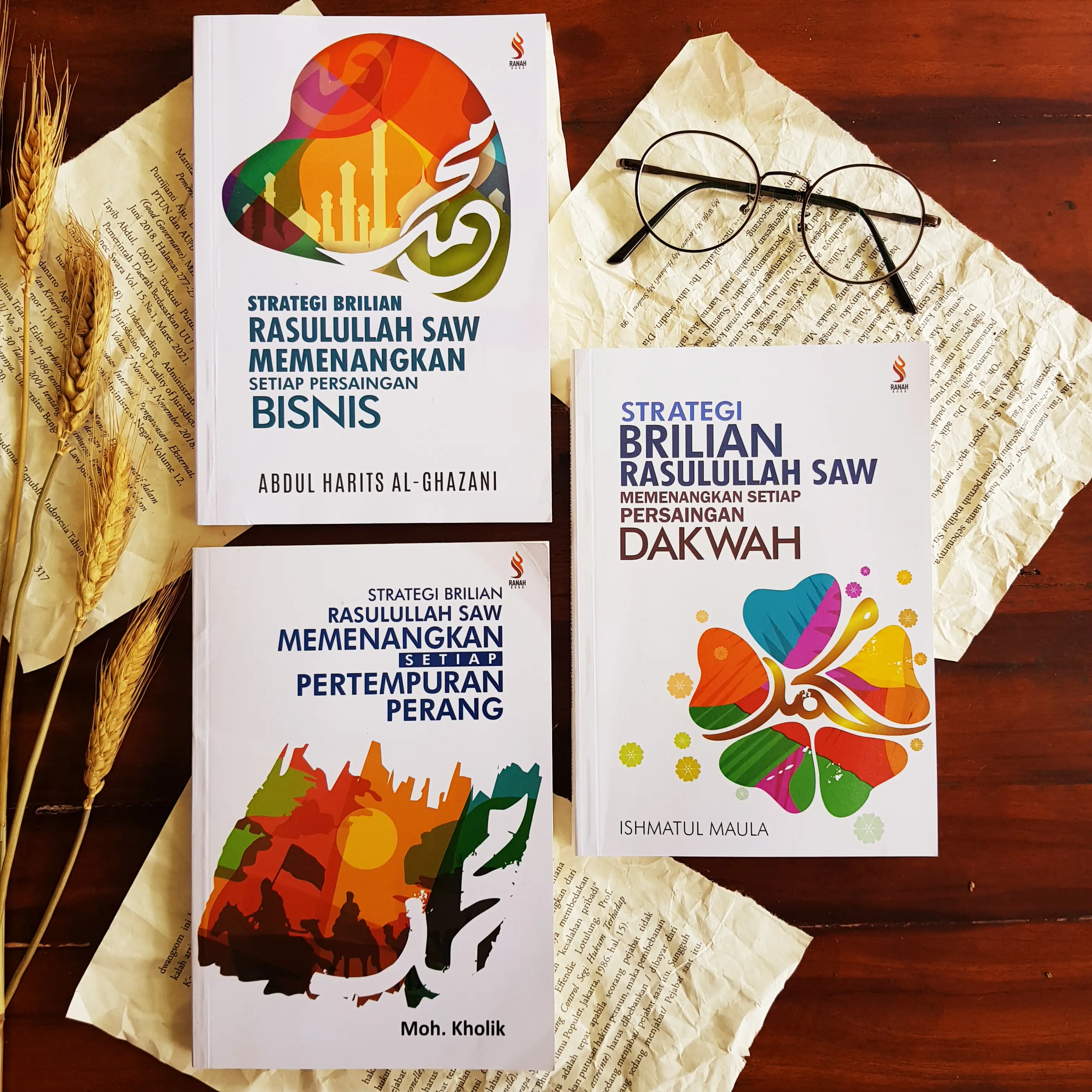 3 Buku Strategi Brilian Rasulullah SAW Memenangkan Setiap Persaingan Bisnis, Perang, Dakwah