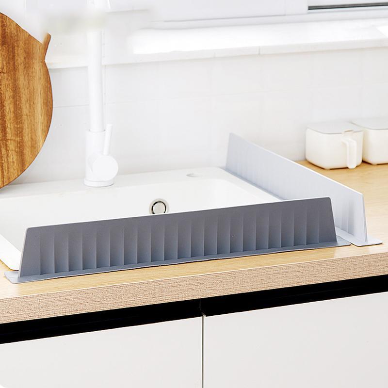 Sink Splash Guard Silicon Wash Dishes Anti-Splash Partition Anti Splash Partition Board Silicone