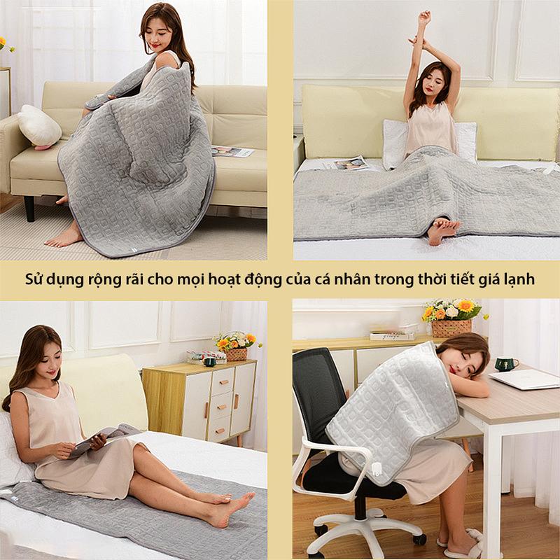 Chăn Điện NATIKA công suất 115W dùng để đắp. Chăn sưởi, đệm điện, nệm sưởi 6
