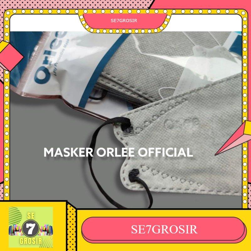MASKER ORLEE KF94 4ply ORIGINAL 100% STANDAR KEMENKES  ALL WARNA 1pack isi 10pcs 3