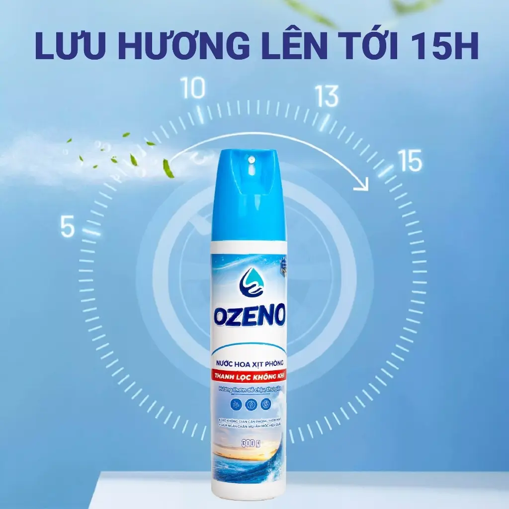 ￼Nước hoa xịt phòng OZENO 300ml