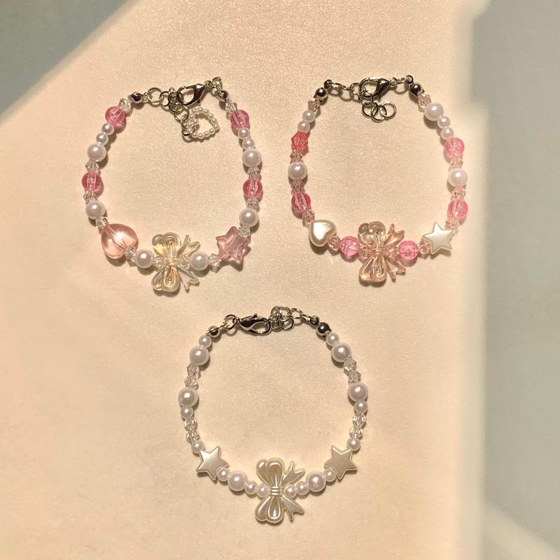 RIBBON/STAR BRACELETS FRIENDSHIP/COUPLE 0