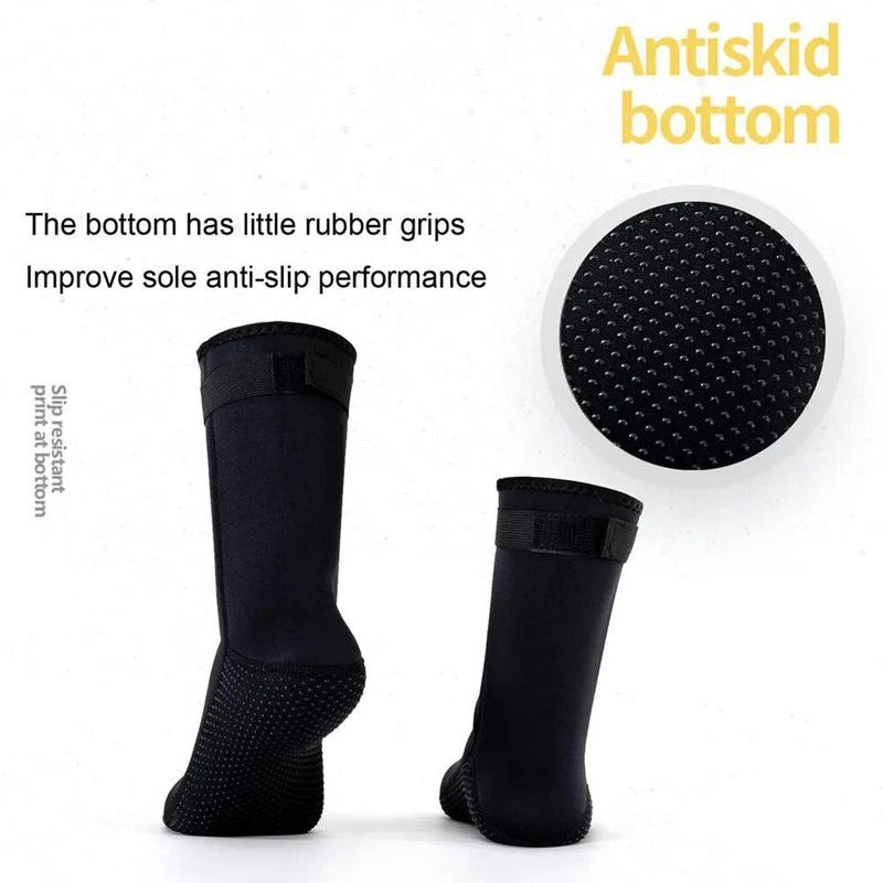 Product Introduction of 3mm Neoprene Diving Socks Wetsuit Shoes Non-slip Adult Warm Patchwork Elasticity Diving Surfing Boots for Swimming Snorkeling 17
