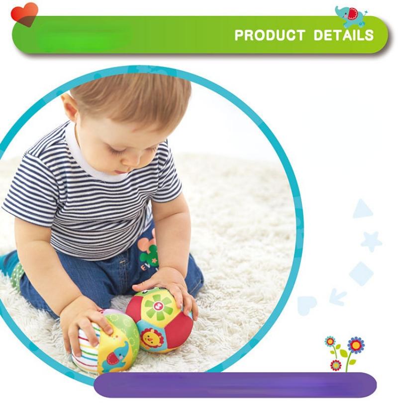 Product Introduction of Animal Cognitive Ball Baby Hand Grasping Ball Education Toy 10