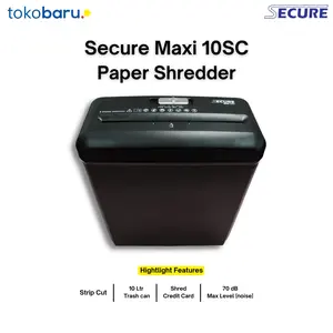 Secure Maxi 10SC Paper Shredder Mesin Penghancur Kertas 10SC
