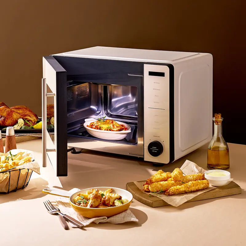 Lò chiên không dầu kết hợp lò vi sóng Locknlock Rangefryer EJF294IVY 3