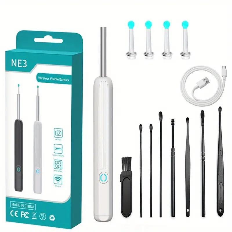 Smart Visual Ear Cleaner, Rechargeable Earwax Removal Tool, Lightweight Smart Visual Ear Pick, Multi-use Ear Cleaning Tool for Kids & Adults, Hygiene Products, Ear Canal Care Products, Birthday Gift 8