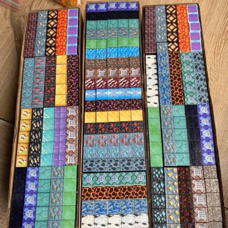  ￼Khối Nam Châm Minecraft DIY Đồ Chơi Lắp Ghép Mô Hình Sáng Tạo Khối Xây Dựng Từ Tính Giáo Dục Cho Bé 