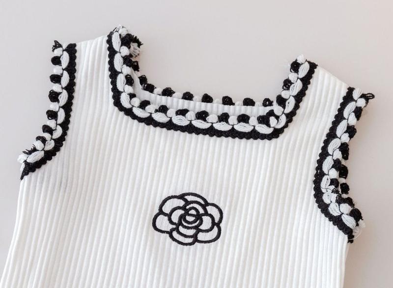 Product Introduction of Áo Vest Mùa Hè Cho Bé Gái, Không Tay, Thời Trang Mới, Có Hai Dây, Thích Hợp Cho Trẻ Em Và Bé Gái, Phong Cách Phương Tây, Hợp Xu hướng, Áo Trên 8