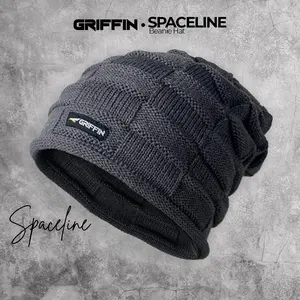 Topi Kupluk Pria Rajut Dewasa Kotak Spaceline by Griffin