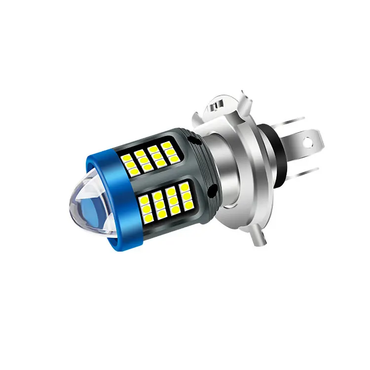 Đèn pha led ánh sáng vòm cót trắng pha vàng chân H4 dùng Yamaha PG 1 3