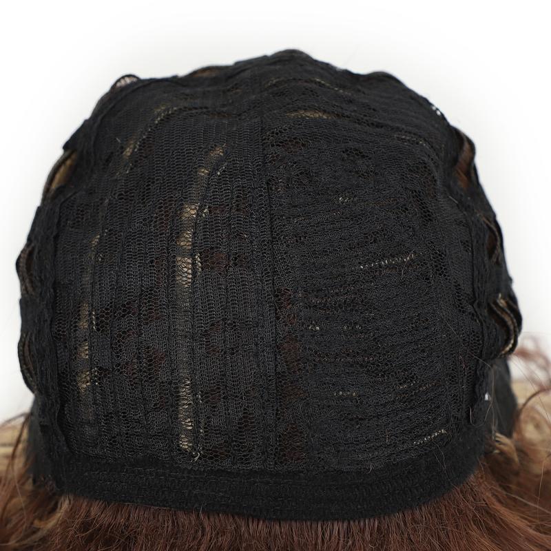 Product Introduction of New Women's Mid-Length Curly Wig 8